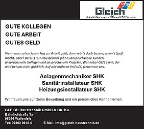 AVP24 gestaltete Anzeige