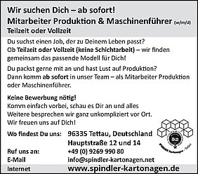 AVP24 gestaltete Anzeige