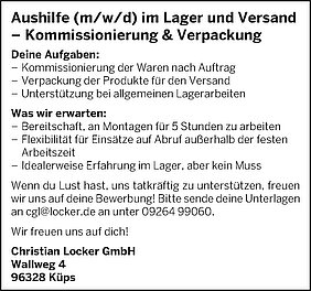 AVP24 gestaltete Anzeige