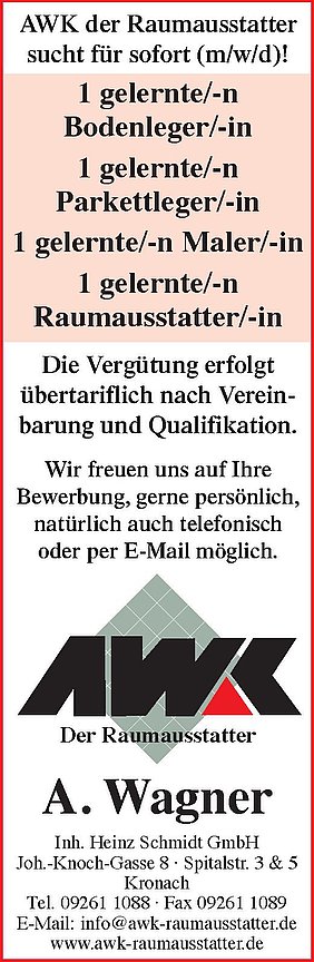 AVP24 gestaltete Anzeige
